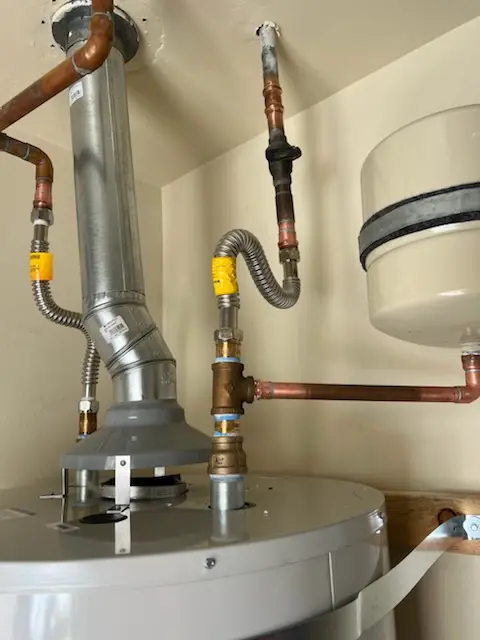 Water heater installation and plumbing repair in Rhododendron